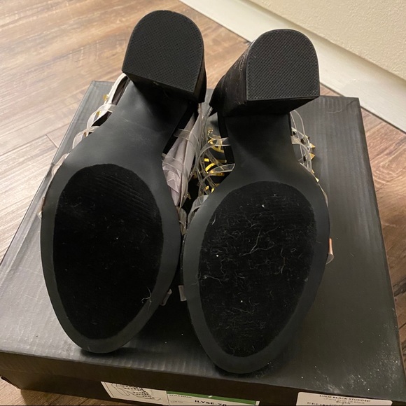 Liliana ilyse black heel with clear strap - Picture 4 of 6